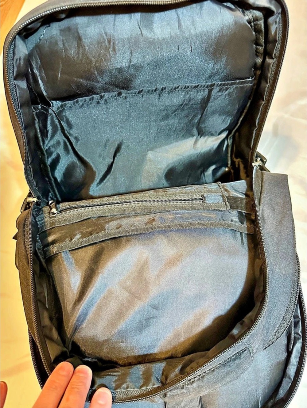 Black Laptop Backpack - Picture 6 of 10